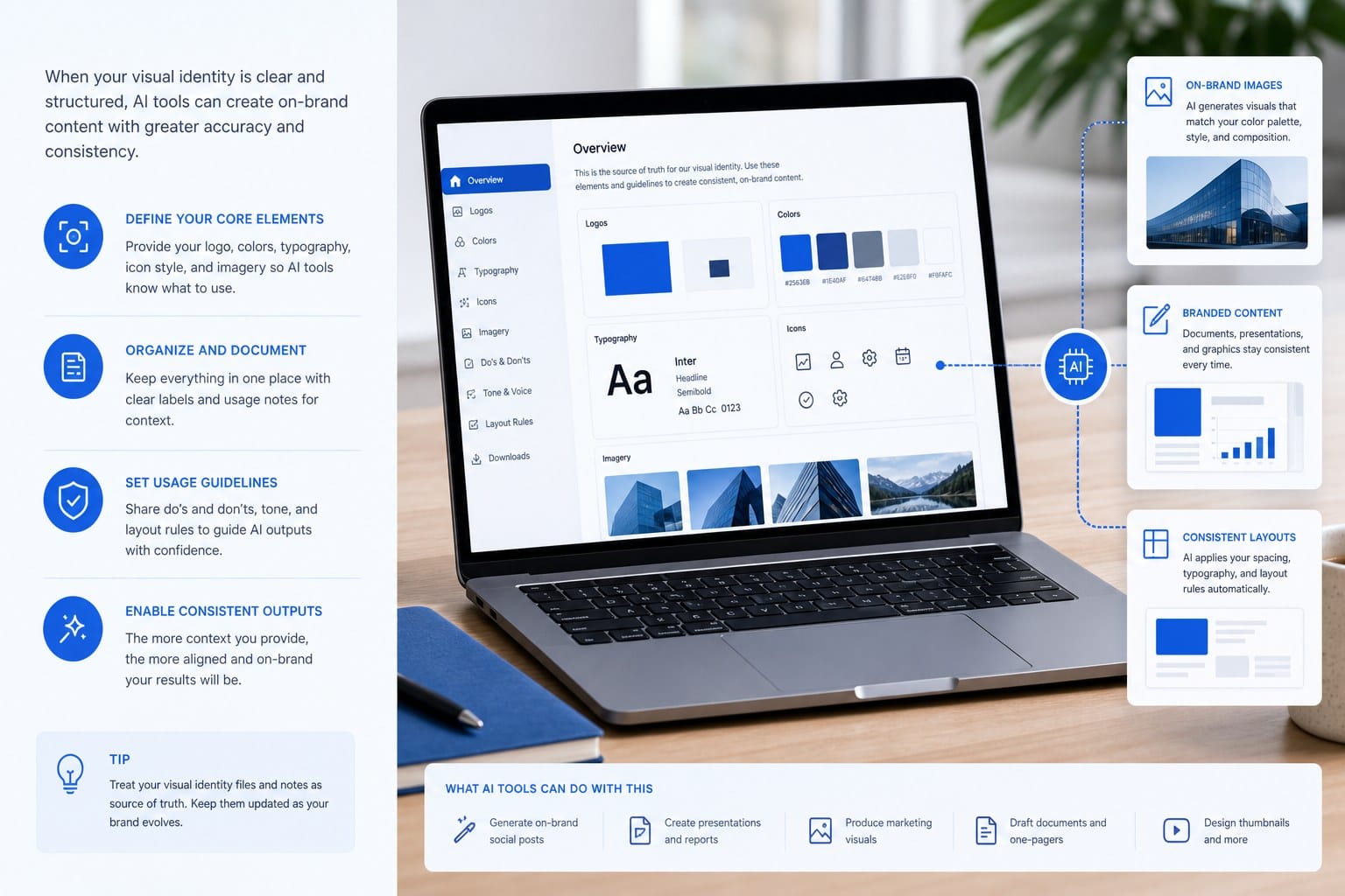 Infographic: Start with a visual identity your AI tools can understand