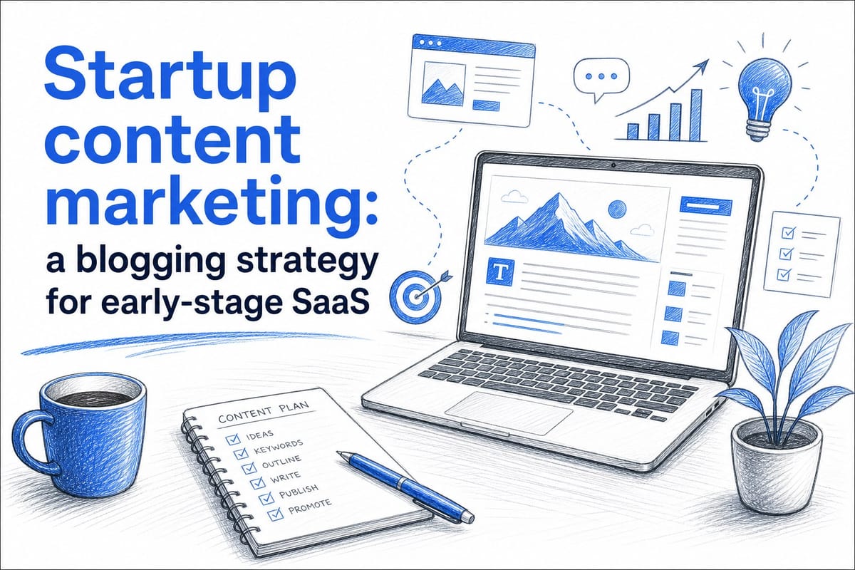 Startup content marketing: a blogging strategy for early-stage SaaS