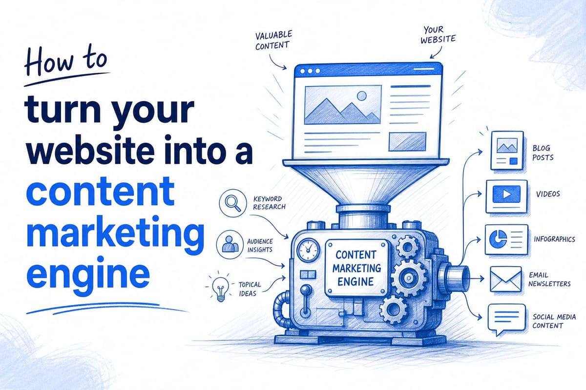 How to turn your website into a content marketing engine