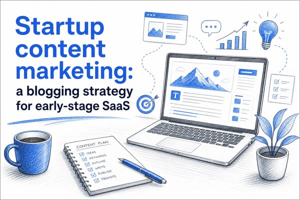 Startup content marketing: a blogging strategy for early-stage SaaS