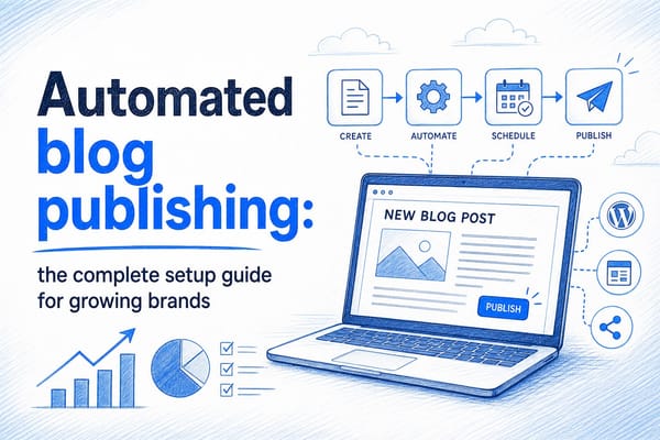 Automated blog publishing: the complete setup guide for growing brands