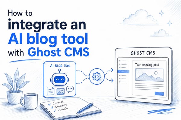 How to integrate an AI blog tool with Ghost CMS
